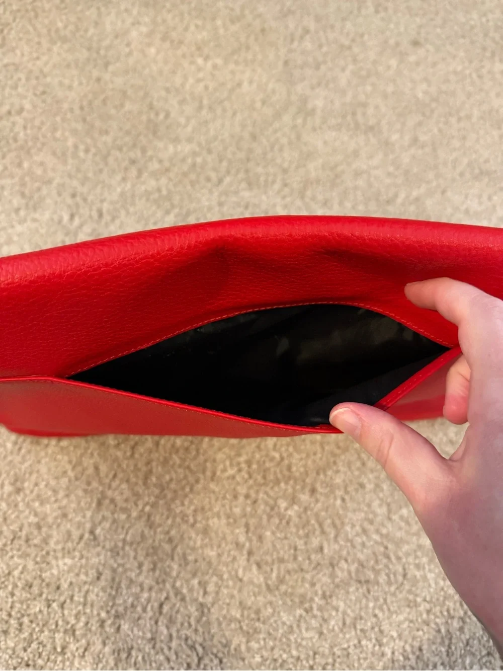 Leatherology Red Leather 15” Laptop Sleeve